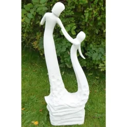 Statues & Sculptures Modern^Loving Mother Modern Poly Resin Garden Statue