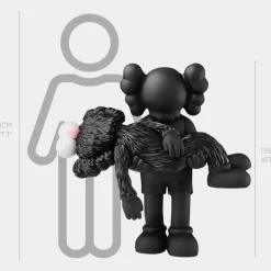 Statues & Sculptures Figurative|Floor Standing^Lucify Guardian 135cm Black Resin Indoor Sculpture