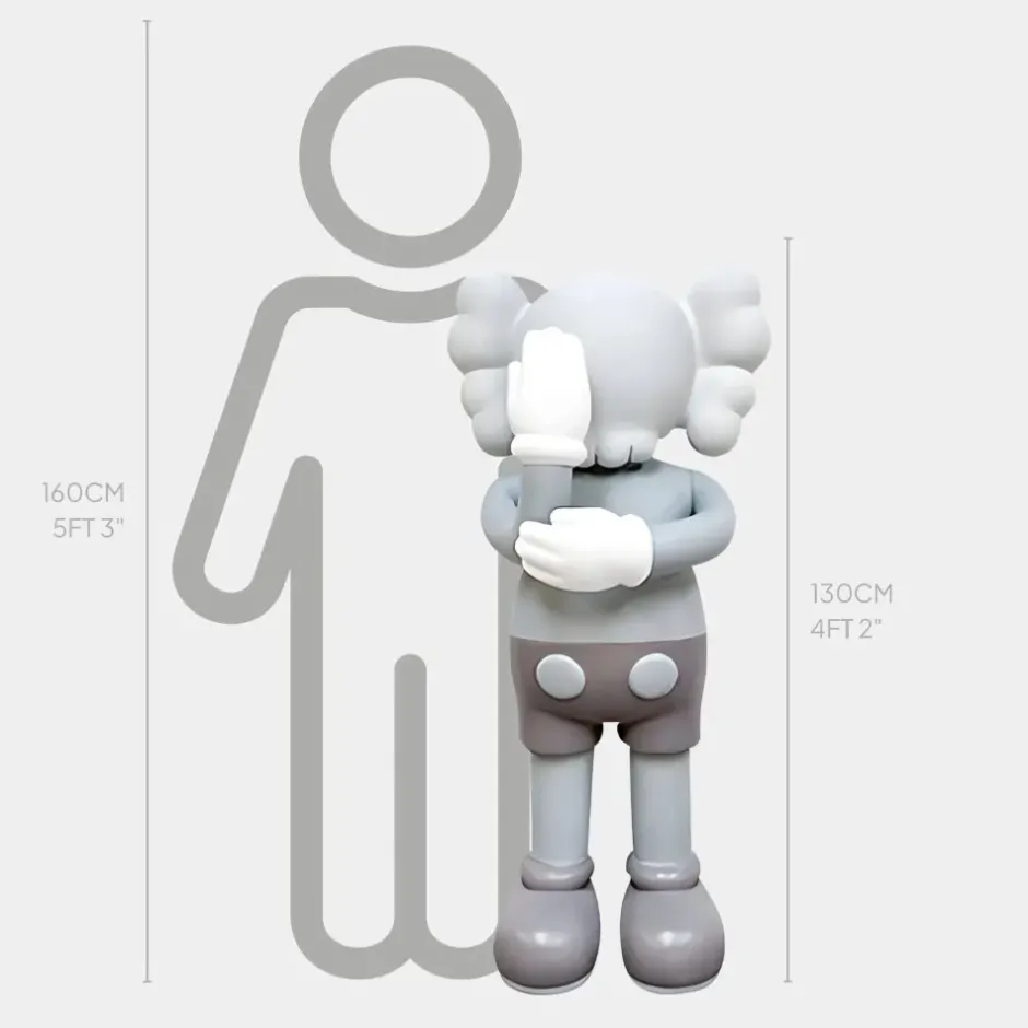 Statues & Sculptures Figurative|Floor Standing^Lucify Motion 130cm Grey Resin Indoor Sculpture v3