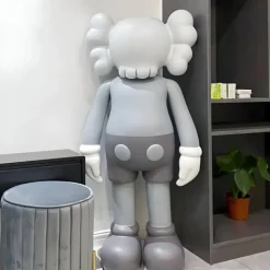 Statues & Sculptures Figurative|Table Top^Lucify Seek 70cm Grey Resin Indoor Sculpture