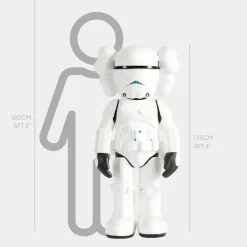 Statues & Sculptures Figurative|Floor Standing^Lucify Trooper 135cm Black Resin Indoor Sculpture