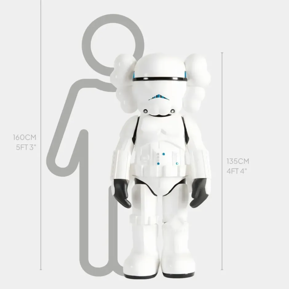 Statues & Sculptures Figurative|Floor Standing^Lucify Trooper 135cm Black Resin Indoor Sculpture