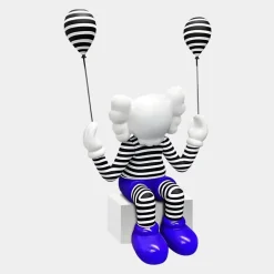 Statues & Sculptures Figurative|Floor Standing^Lucify Up 70cm Blue Resin Indoor Sculpture
