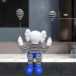 Statues & Sculptures Figurative|Floor Standing^Lucify Up 70cm Blue Resin Indoor Sculpture