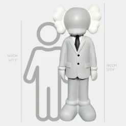 Statues & Sculptures Giant|Figurative^Lucify Vogue 180cm Grey Resin Indoor Sculpture