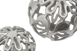 Statues & Sculptures Table Top|Abstract^Lumi Spheres 21cm Silver Metal Indoor Sculptures