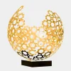 Statues & Sculptures Table Top|Abstract^Lunar Sphere 44cm Gold Metal Indoor Sculpture