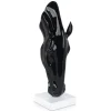 Statues & Sculptures Floor Standing|Animals^Majestic Horse Head 70cm Black Resin Indoor Sculpture