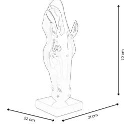 Statues & Sculptures Table Top|Animals^Majestic Horse Head 70cm Multicoloured Resin Sculpture