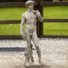 Statues & Sculptures Roman^Michelangelo David 120cm Stone Garden Statue