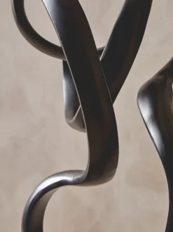 Statues & Sculptures Table Top|Abstract^Mystical Grace 60cm Black Metal Indoor Sculpture