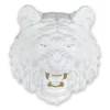 Statues & Sculptures Wall Art|Animals^Mystic Tiger 37cm White Resin Wall Sculpture