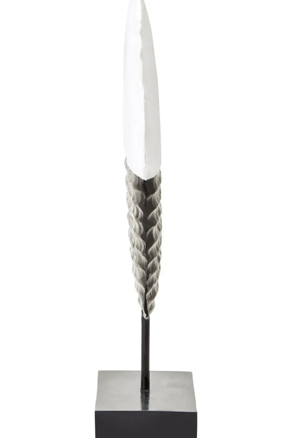 Statues & Sculptures Table Top|Abstract^Night & Day 41cm Black & White Wood Indoor Sculpture