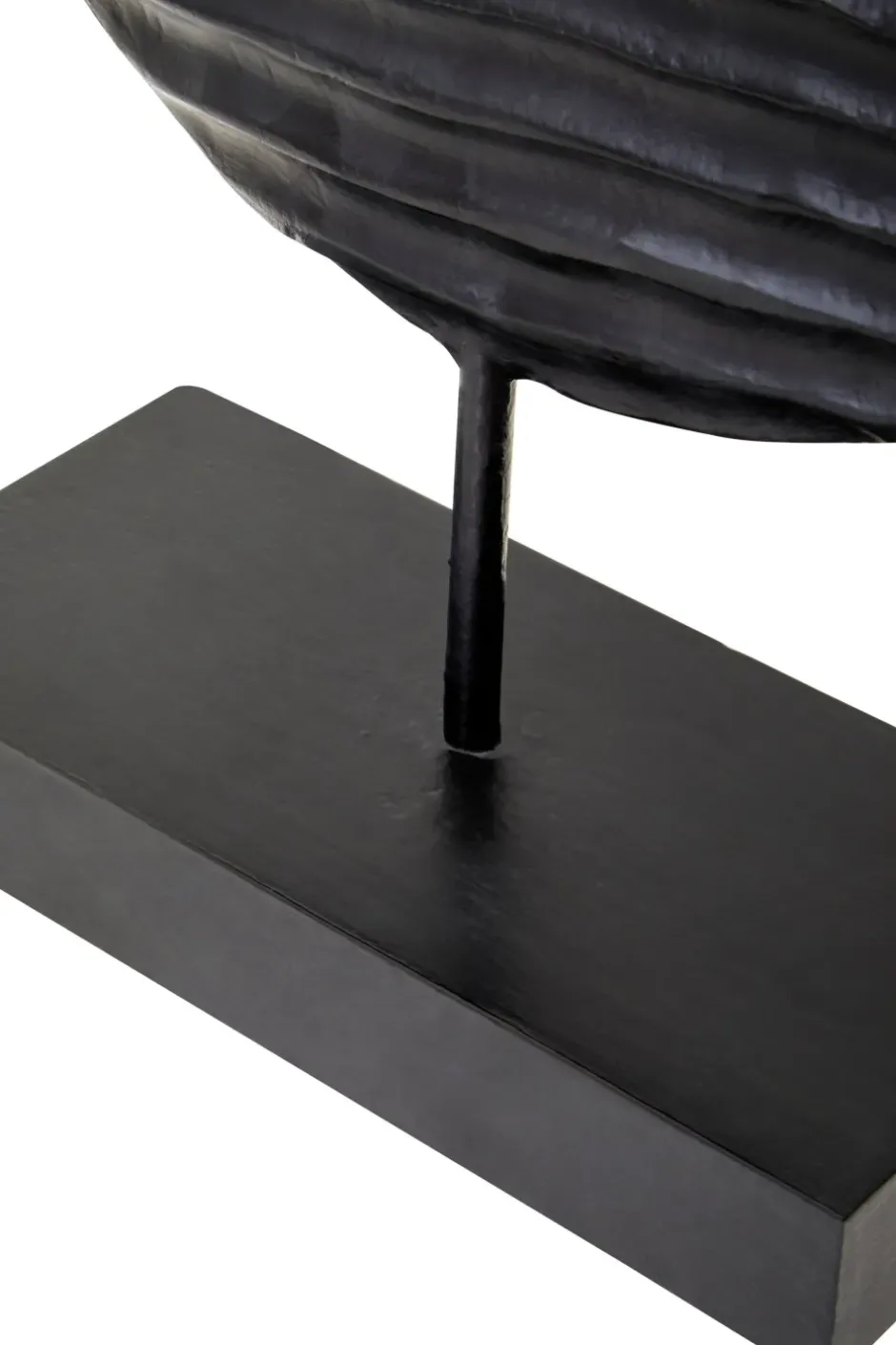 Statues & Sculptures Table Top|Abstract^Night & Day 41cm Black & White Wood Indoor Sculpture