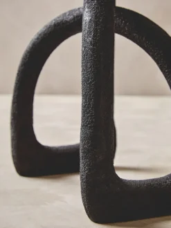 Statues & Sculptures Table Top|Abstract^Nightfall 21cm Black Metal Indoor Sculpture