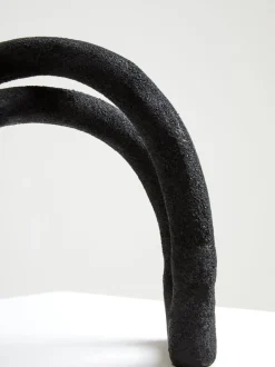 Statues & Sculptures Table Top|Abstract^Nightfall 21cm Black Metal Indoor Sculpture