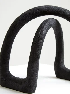 Statues & Sculptures Table Top|Abstract^Nightfall 21cm Black Metal Indoor Sculpture