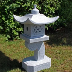 Statues & Sculptures Pagodas^One Tier Japanese Pagoda Lantern Granite Garden Ornament
