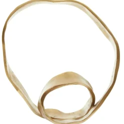 Statues & Sculptures Table Top|Abstract^Orbique 42cm Gold Metal Indoor Sculpture