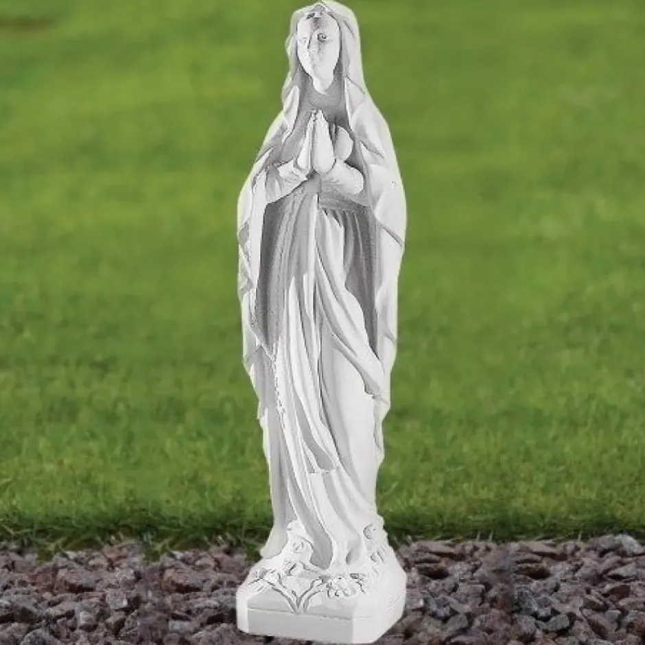 Statues & Sculptures Virgin Mary^Our Lady of Lourdes 58cm Marble Resin Garden Statue