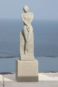 Statues & Sculptures Contemporary^Placidity Contemporary Stone Garden Sculpture