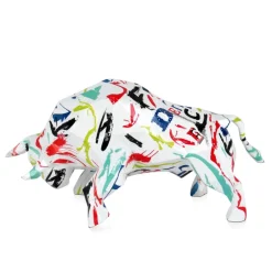 Statues & Sculptures Table Top|Low Poly^Polygon Bull 25cm Abstract Resin Indoor Sculpture