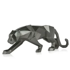 Statues & Sculptures Table Top|Floor Standing^Polygon Panther 31cm Anthracite Resin Indoor Sculpture