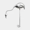 Statues & Sculptures Wildlife|Contemporary^Pure Flamingo 124cm Silver Metal Garden Sculpture