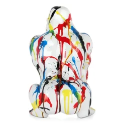 Statues & Sculptures Table Top|Abstract^Regal Orangutan 38cm Multicolour Resin Indoor Sculpture