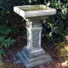 Statues & Sculptures Bird Baths^Rocco Classic Stone Garden Bird Bath