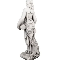 Statues & Sculptures Roman^Roman Goddess with Urns 79cm Stone Resin Garden Statue
