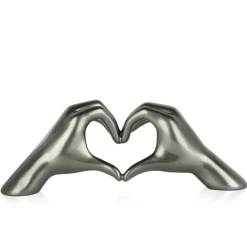Statues & Sculptures Table Top|Contemporary^Sacred Love 15cm Anthracite Resin Indoor Sculpture