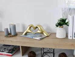 Statues & Sculptures Table Top|Contemporary^Sacred Love 15cm Gold Resin Indoor Sculpture