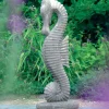 Statues & Sculptures Sealife^Seahorse 94cm Stone Garden Ornament