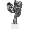Statues & Sculptures Figurative|Table Top^Secret Kiss 50cm Anthracite Resin Indoor Sculpture