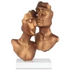 Statues & Sculptures Figurative|Table Top^Secret Lovers 57cm Bronze Resin Indoor Sculpture