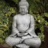 Statues & Sculptures Buddha^Serene Thai Stone Buddha Garden Ornament