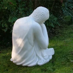 Statues & Sculptures Buddha^Sleeping Buddha 60cm Marble Resin Garden Ornament
