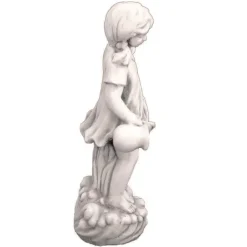 Statues & Sculptures Children^Summer Girl 71cm Stone Resin Garden Statue