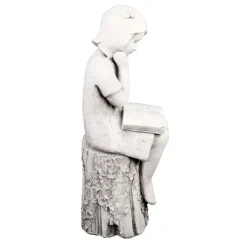 Statues & Sculptures Children^Summer Reading Girl 86cm Stone Resin Garden Statue