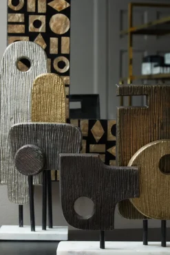 Statues & Sculptures Table Top|Abstract^Symbolic 44cm Metal Indoor Sculpture