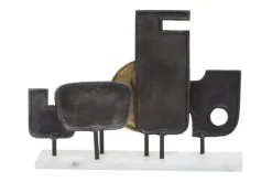 Statues & Sculptures Table Top|Abstract^Symbolic 34cm Metal Indoor Sculpture