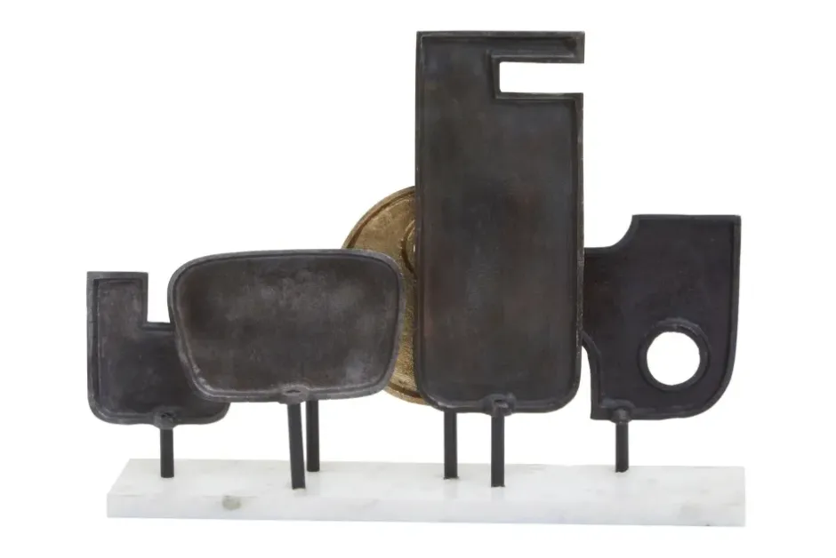 Statues & Sculptures Table Top|Abstract^Symbolic 34cm Metal Indoor Sculpture