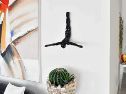 Statues & Sculptures Figurative|Wall Art^The Diver 55cm Black Resin Wall Sculpture