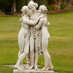 Statues & Sculptures Greek^Three Graces Portland Stone Garden Statue
