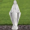 Statues & Sculptures Virgin Mary^Virgin Mary 28cm Marble Resin Garden Statue