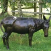 Statues & Sculptures Farm^Wild Donkey Bronze Metal Garden Statue