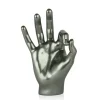 Statues & Sculptures Table Top|Contemporary^Zen Hand 27cm Anthracite Resin Indoor Sculpture