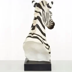 Statues & Sculptures Table Top|Animals^Zen Zebra 54cm Resin Indoor Sculpture